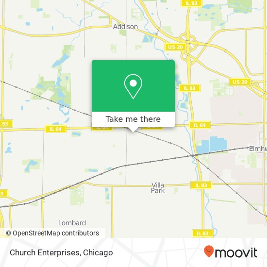 Church Enterprises map