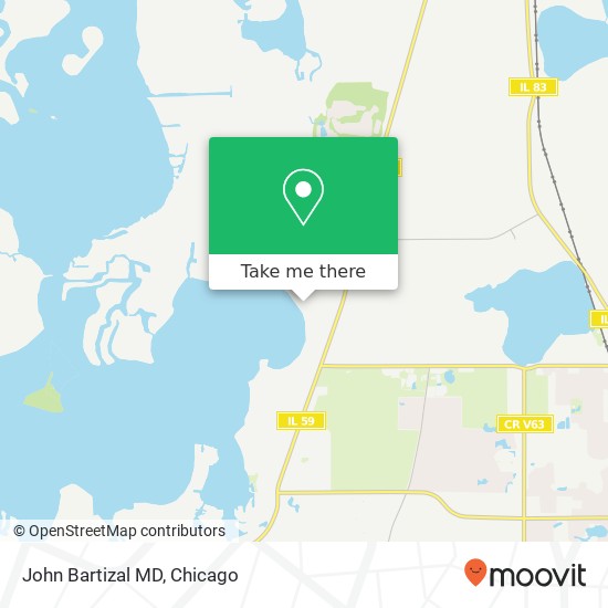 John Bartizal MD map