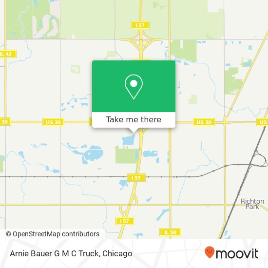 Arnie Bauer G M C Truck map