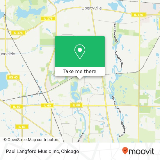 Paul Langford Music Inc map