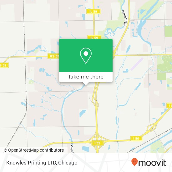 Mapa de Knowles Printing LTD