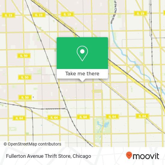 Mapa de Fullerton Avenue Thrift Store