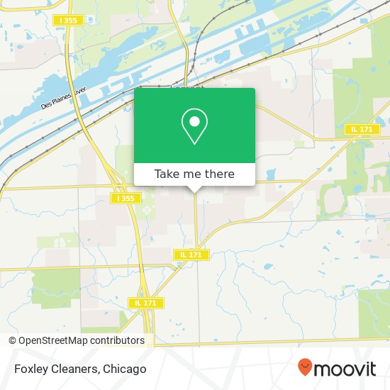Foxley Cleaners map