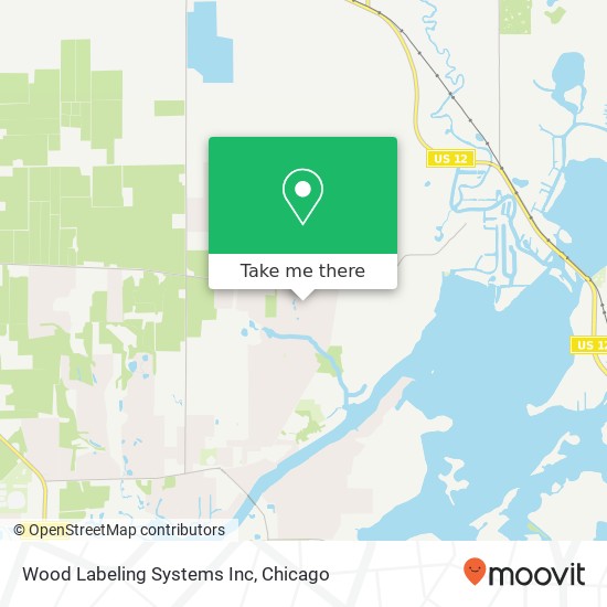Mapa de Wood Labeling Systems Inc