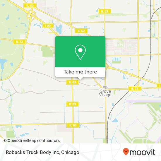 Robacks Truck Body Inc map