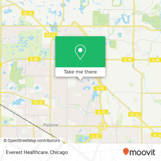 Everest Healthcare map
