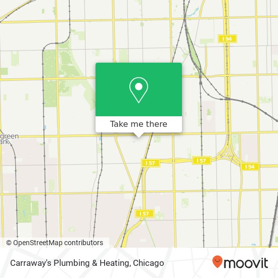 Mapa de Carraway's Plumbing & Heating