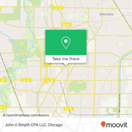John U Smyth CPA LLC map