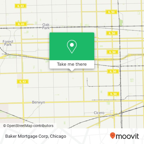 Baker Mortgage Corp map