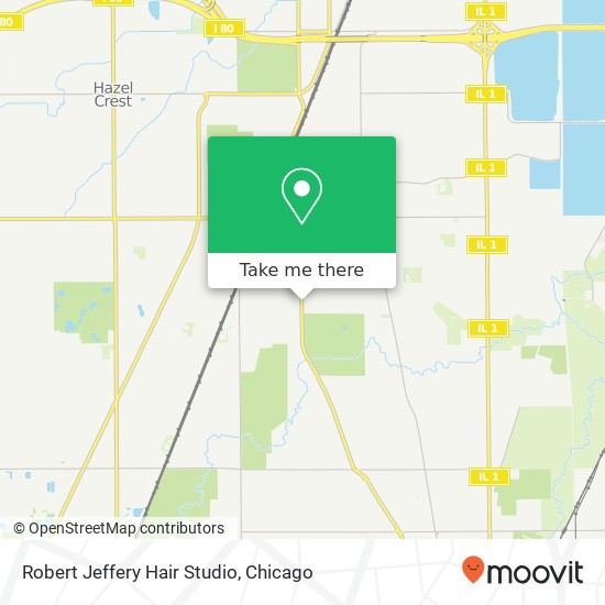 Robert Jeffery Hair Studio map