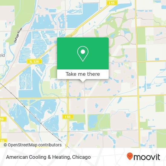 American Cooling & Heating map