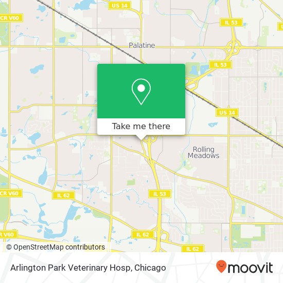 Arlington Park Veterinary Hosp map