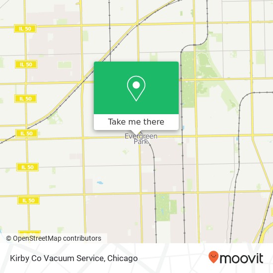 Kirby Co Vacuum Service map