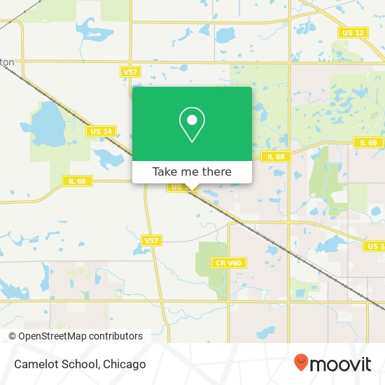 Camelot School map