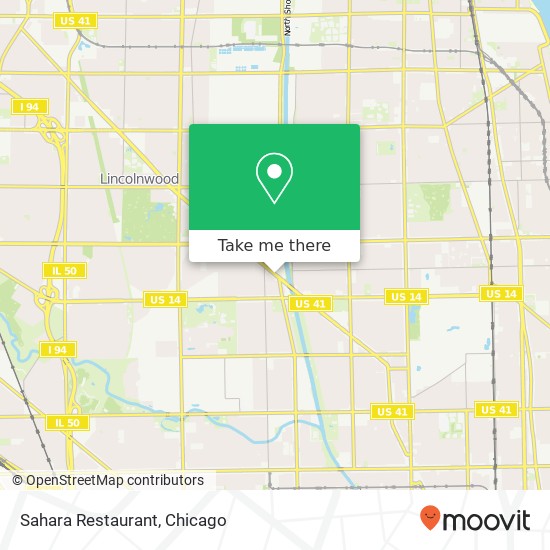 Sahara Restaurant map