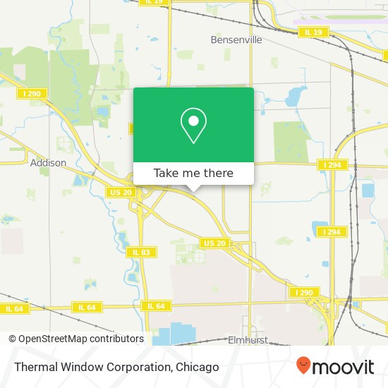 Thermal Window Corporation map