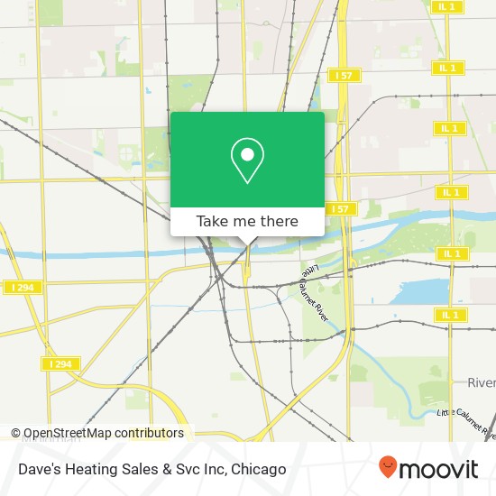 Dave's Heating Sales & Svc Inc map