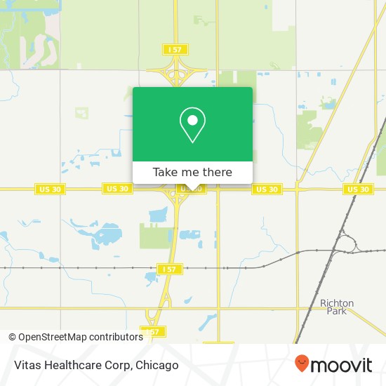 Vitas Healthcare Corp map