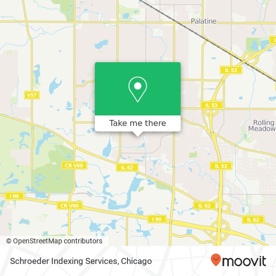 Schroeder Indexing Services map
