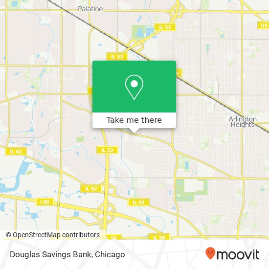 Douglas Savings Bank map