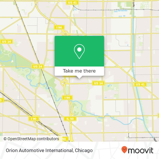 Mapa de Orion Automotive International