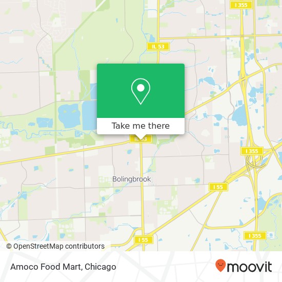 Amoco Food Mart map