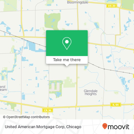 United American Mortgage Corp map
