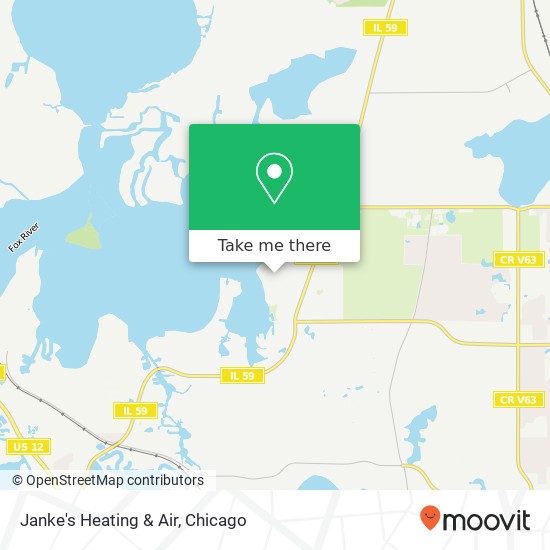 Mapa de Janke's Heating & Air