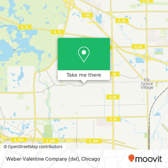 Weber-Valentine Company (del) map