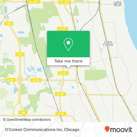 Mapa de O'Connor Communications Inc
