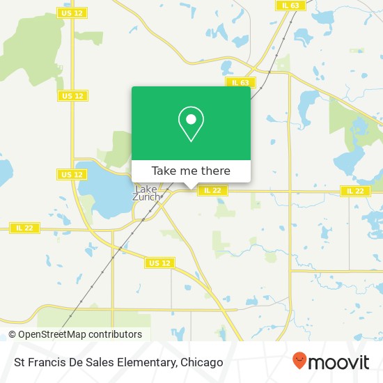 St Francis De Sales Elementary map
