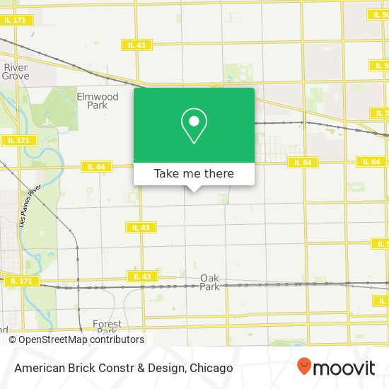 Mapa de American Brick Constr & Design