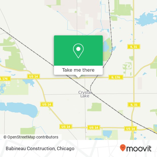 Babineau Construction map