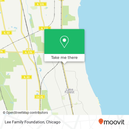 Lee Family Foundation map
