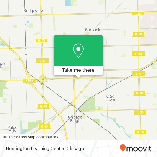 Mapa de Huntington Learning Center