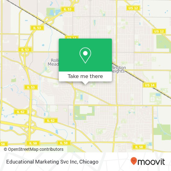 Mapa de Educational Marketing Svc Inc