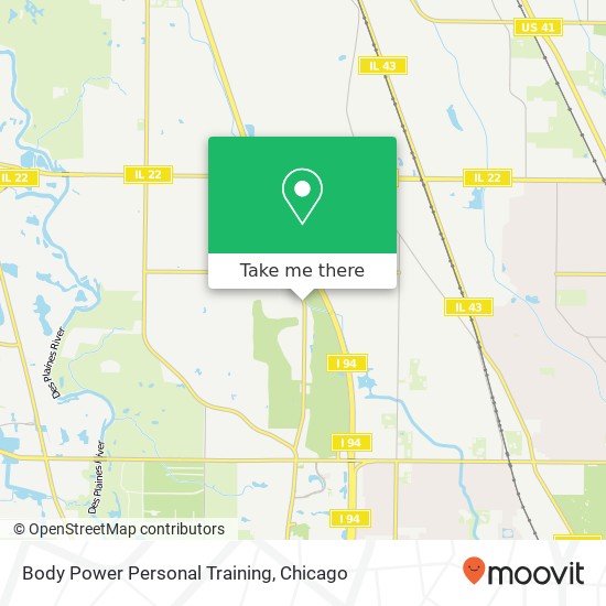 Mapa de Body Power Personal Training