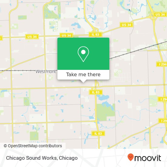 Chicago Sound Works map