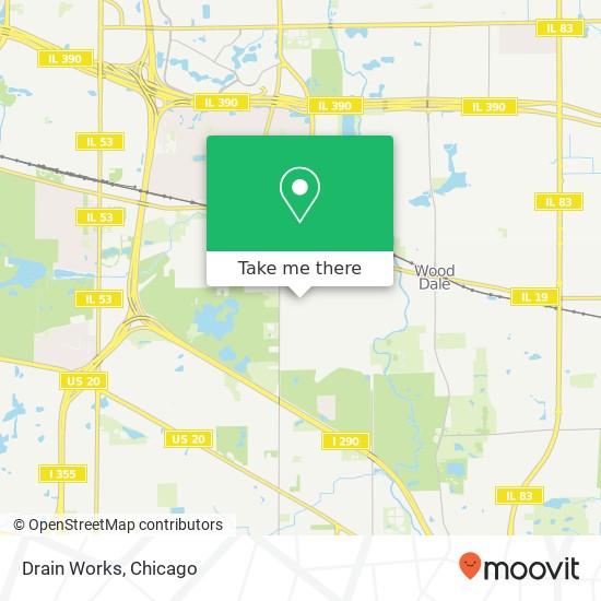 Drain Works map