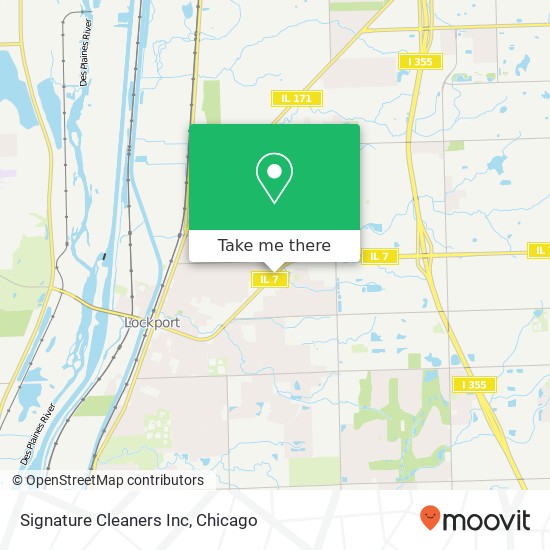Signature Cleaners Inc map