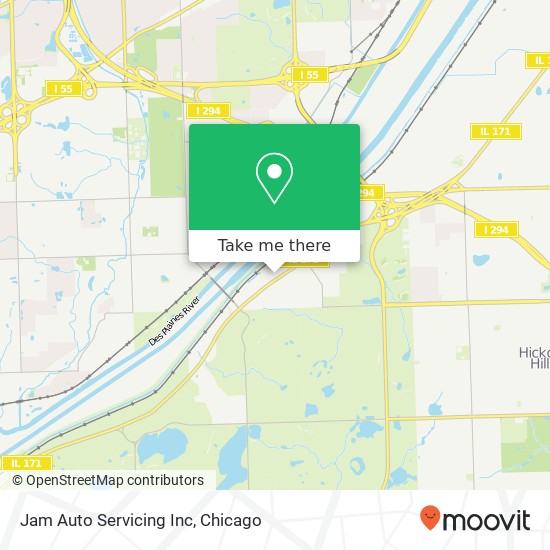 Mapa de Jam Auto Servicing Inc