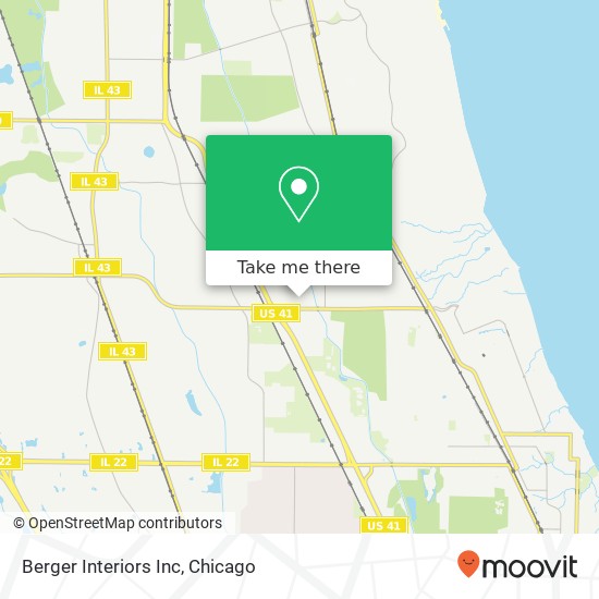 Berger Interiors Inc map