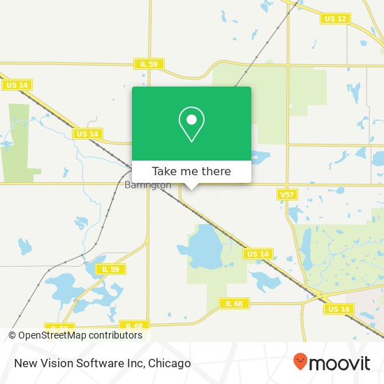 New Vision Software Inc map