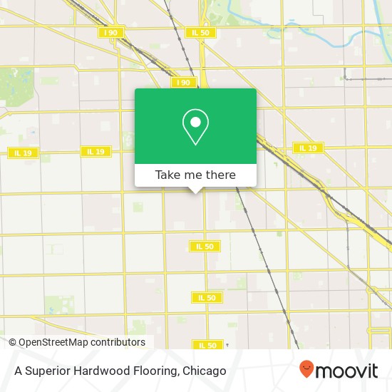 A Superior Hardwood Flooring map