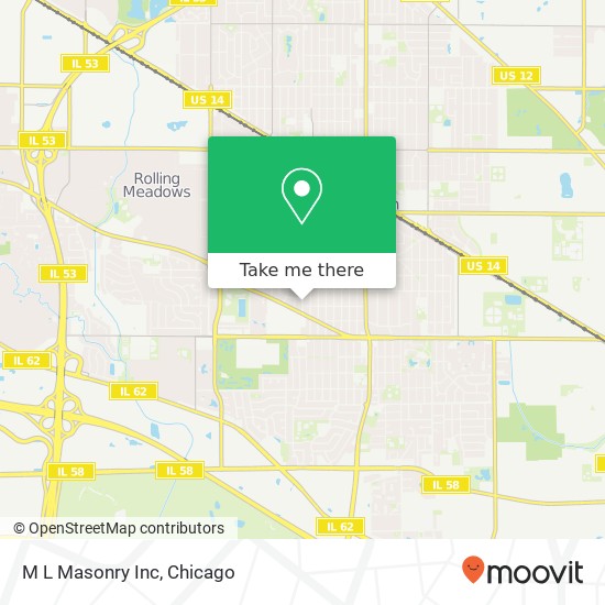 M L Masonry Inc map
