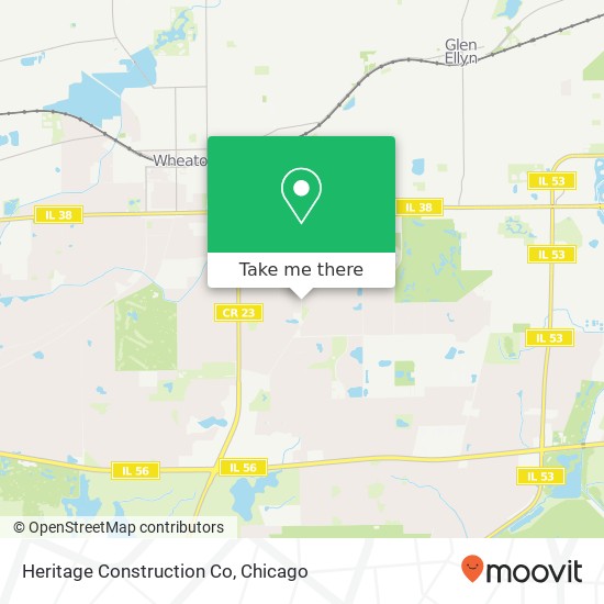 Heritage Construction Co map