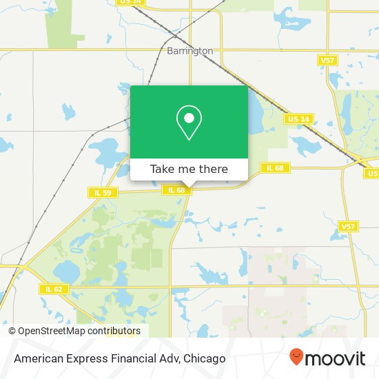 American Express Financial Adv map