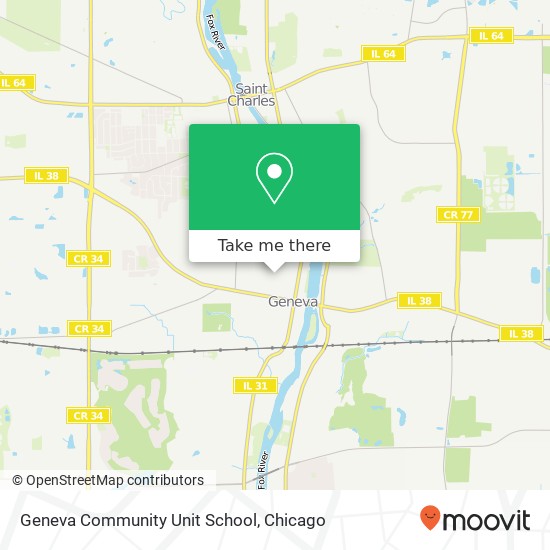 Geneva Community Unit School map