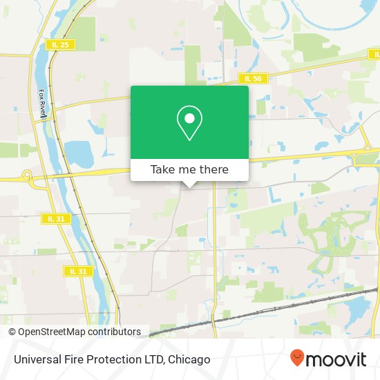 Mapa de Universal Fire Protection LTD