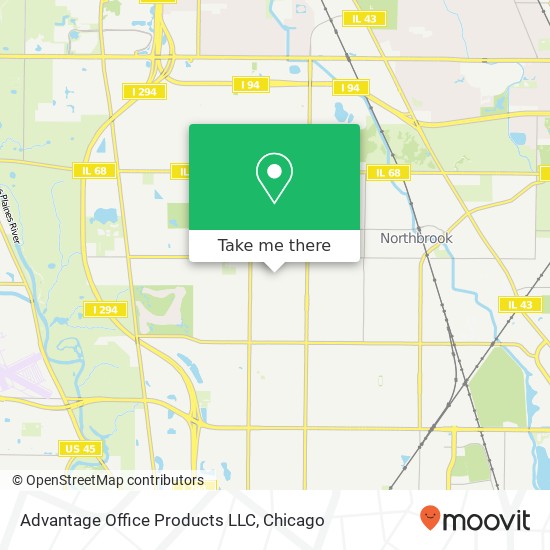 Mapa de Advantage Office Products LLC